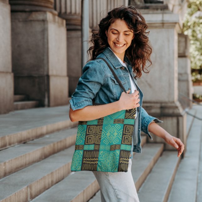 Elegant African Tribal Geometric Pattern  Tote Bag (Creator Uploaded)