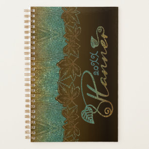 Elegant agenda with purina colo miel and turquoise