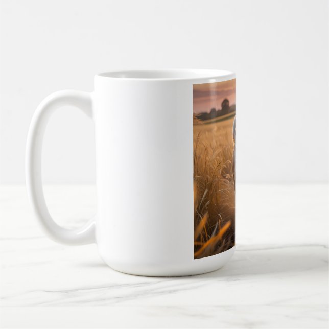 Elegant Akita Coffee Mug (Left)