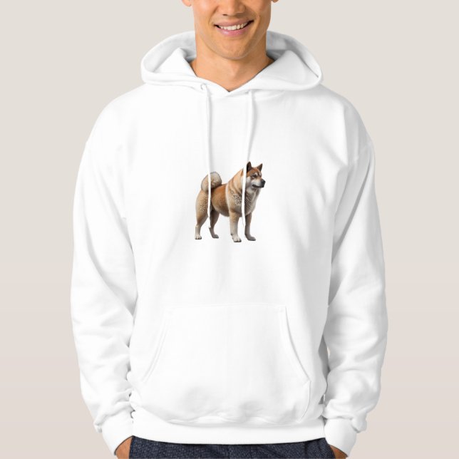 Elegant Akita Hoodie (Front)
