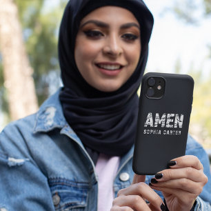 Elegant Amen Christian Religious Funny Cosy iPhone 15 Case