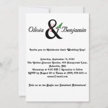 Elegant Ampersand & Script Wedding Design