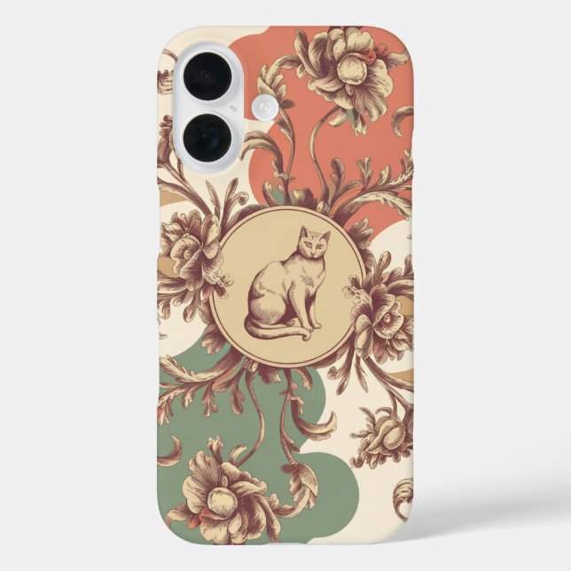 Elegant and artistic representation of a cat Case-Mate iPhone case (Back)