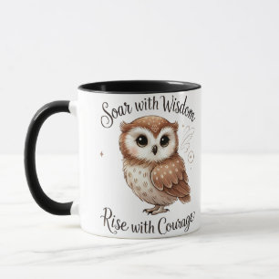 Elegant and Attractive Owl Design Mug