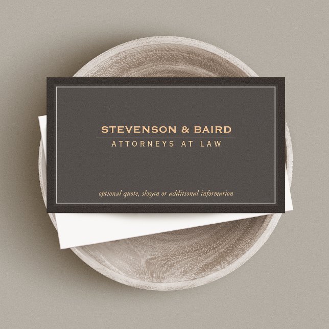 Elegant and Classic Corporate Professional Business Card (Creator Uploaded)