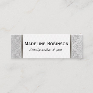 Elegant and Fancy Trim Mini Business Card