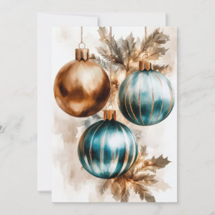 Elegant and festive Holiday Greeting Card