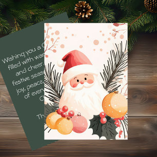 Elegant and festive Holiday Greeting Card