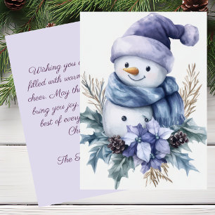 Elegant and festive Holiday Greeting Card
