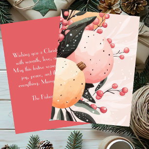 Elegant and festive Holiday Greeting Card