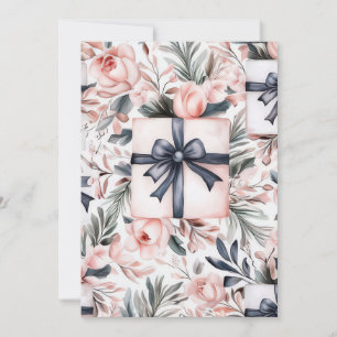 Elegant and festive Holiday Greeting Card