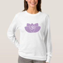 Elegant and Fun Purple Aum & Lotus