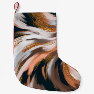 Elegant and glamorous style. Natural colour palett Small Christmas Stocking