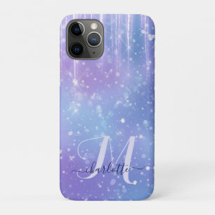 Elegant and Glitzy Purple Sparkle iPhone 11 Pro Case