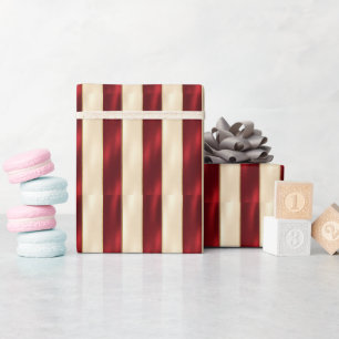 Elegant And Gold Stripe Wrapping Paper