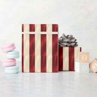Elegant And Gold Stripe Wrapping Paper