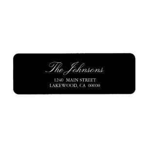 Elegant and Minimalist Address Return Address Label