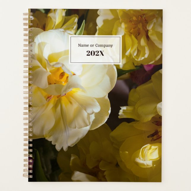 Elegant and modern floral planner (Front)