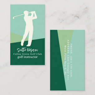 Elegant and Modern Golf Club Business Card