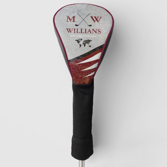 Elegant and Modern  Golf Head Cover (Front)