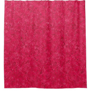 Elegant and modern pink abstract pattern shower curtain