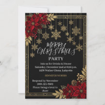 Elegant and Modern Poinsettia Floral Chris