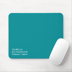 Elegant And Modern Teal Mouse Pad