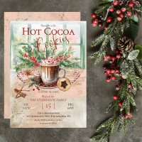 Elegant and Nostalgic Hot Cocoa and Cookies Party