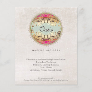 Elegant and Ornate Cosmetology Salon and Spa Menu