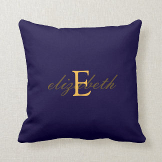Elegant and Ornate Monogram Belt - Blue Gold 8 Cushion