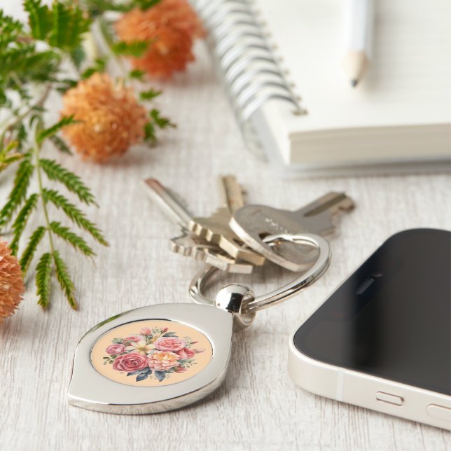 Elegant and practical, perfect for any occasion key ring (Side)