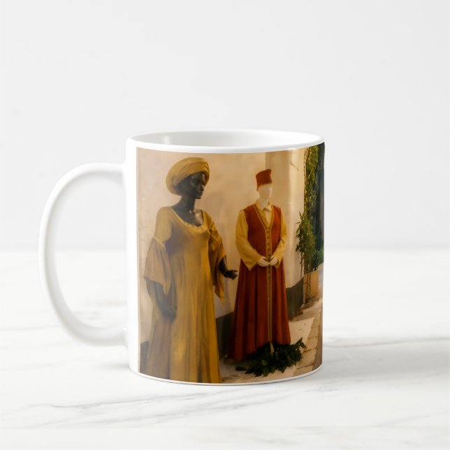 Elegant and refined design coffee mug (Left)