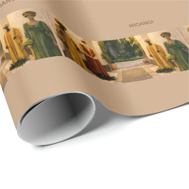 Elegant and refined design wrapping paper (Roll Corner)