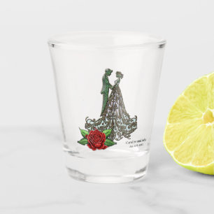 Elegant and romantic vintage design.  shot glass