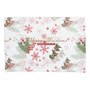 Elegant and Simple Christmas Pattern Pillowcase