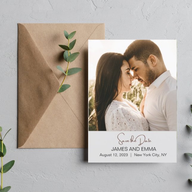 Elegant and Simple Modern Weeding Card  (Creator Uploaded)