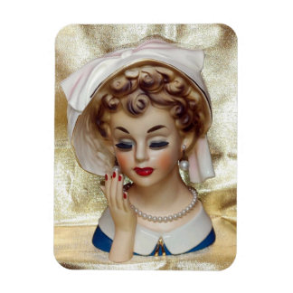 Elegant and Sophisticated Lady Head Vase Pam Fancy Magnet