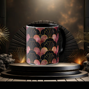 Elegant and Stylish Art Deco Fan Mug