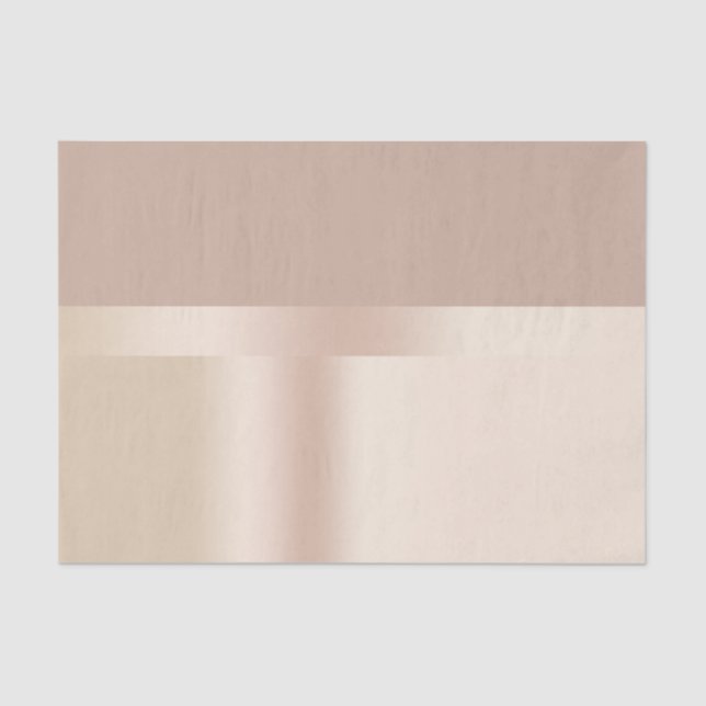 Elegant and stylish rose gold brown tissue paper (Front)