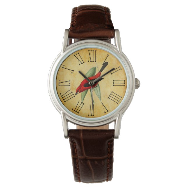 Elegant and Vintage Style Bird Watch (Front)