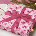 Elegant and Whimsical Pink Coquette Bows Ribbons Wrapping Paper<br><div class="desc">Perfect for weddings, bridal showers, baby showers, birthdays, and other special occasions that call for a blend of ultra-feminine elegance and playful charm, this enchanting coquette bow pattern is guaranteed to captivate and delight recipients of all ages. Its delicate design brings a touch of whimsy to any celebration, making it...</div>