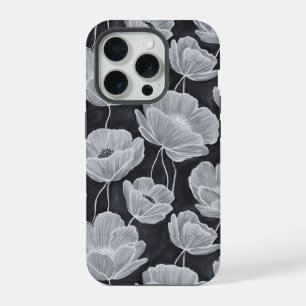 Elegant and Whimsical Poppies iPhone 15 Pro Case