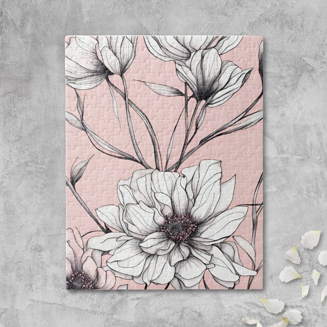 Elegant Anemone Floral Jigsaw Puzzle (Creator Uploaded)