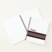 Elegant Ankara pattern notebook