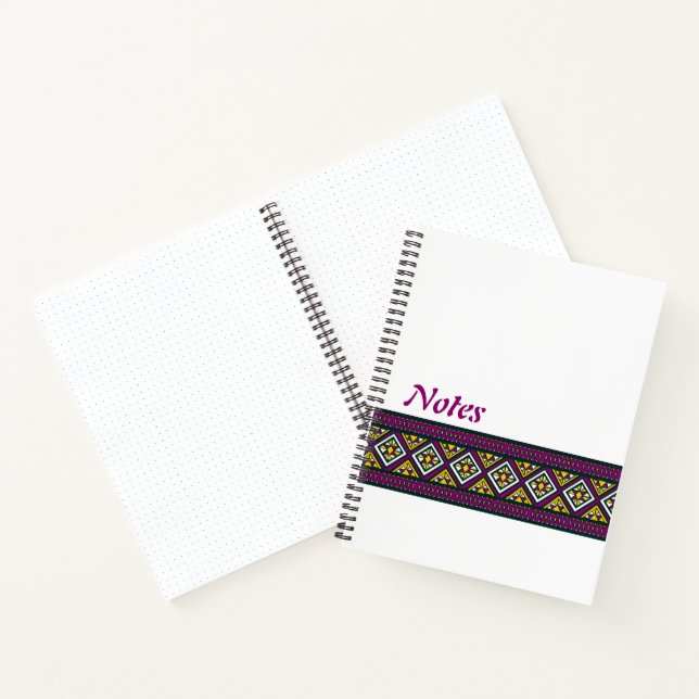 Elegant Ankara pattern notebook (Inside)