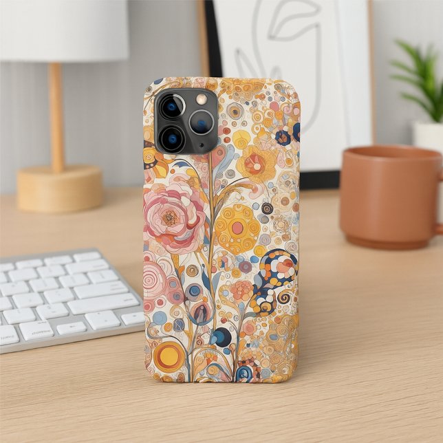 Elegant Antique Art Nouveau Style Floral Style iPhone Case (Creator Uploaded)