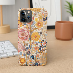 Elegant Antique Art Nouveau Style Floral Style iPhone 16 Pro Max Case