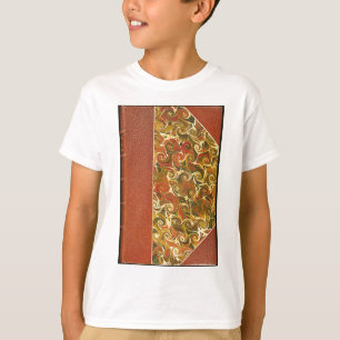 Elegant Antique Book, Ornate Swirl Pattern T-Shirt