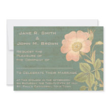 Elegant Antique Rose Vintage Verdigris Patina