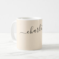 Elegant Antique White Colour Name Personalised